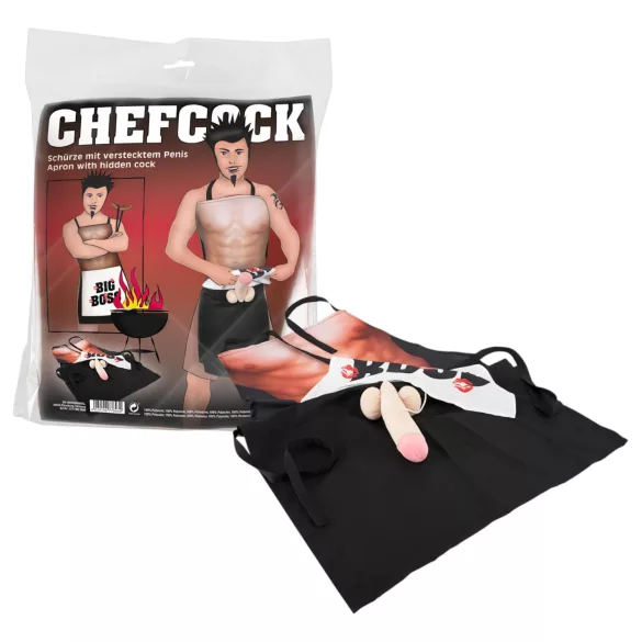 CHEFCOCK - fartuch erotyczny - zabawny nadruk