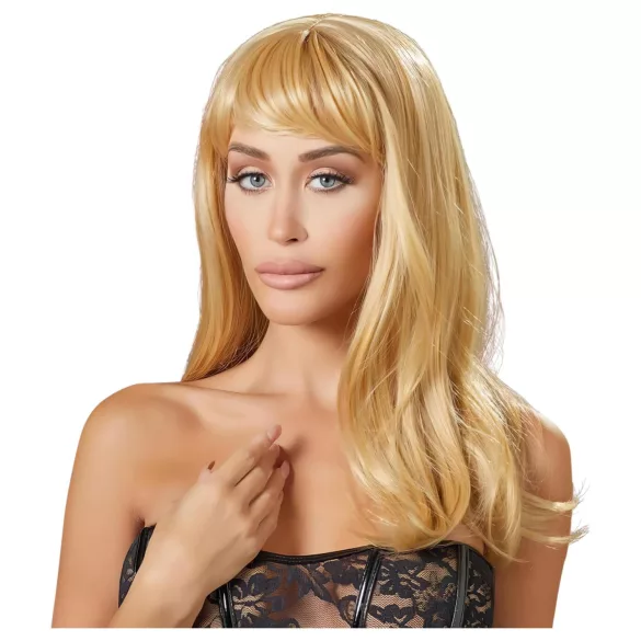 Cottelli - peruka damska - długie blond włosy