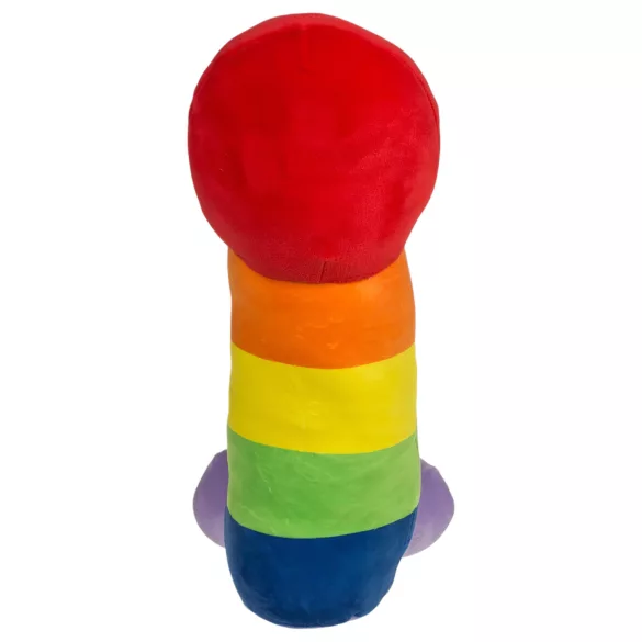 Plüss fütyi - pluszowy penis - 30 cm - kolor tęczowy