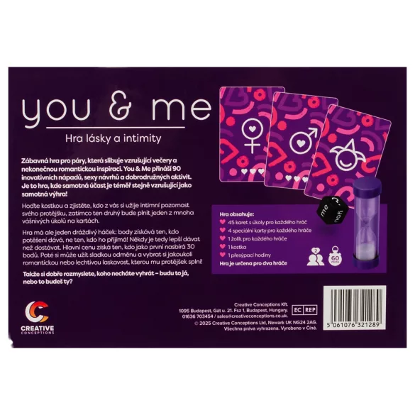 you & me - erotyczna gra dla par (czeska)