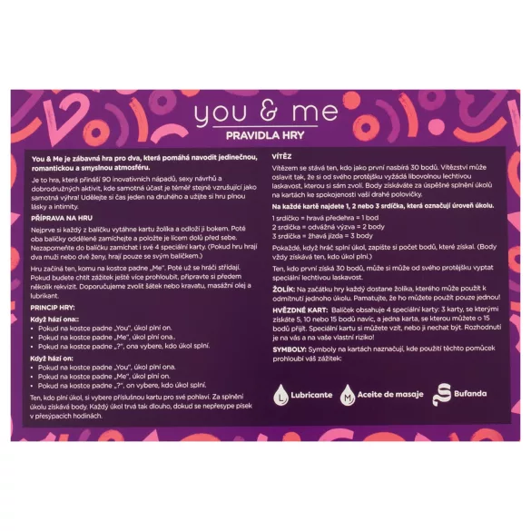 you & me - erotyczna gra dla par (czeska)