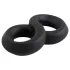 Pulselock Taur - podwójny pierścień na penisa i jądra (czarny) - 20 mm