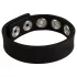 Pulselock Forge - regulowany silikonowy pierścień na penisa z zatrzaskiem (czarny) - 228 mm