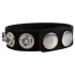 Pulselock Forge - regulowany silikonowy pierścień na penisa z zatrzaskiem (czarny) - 228 mm