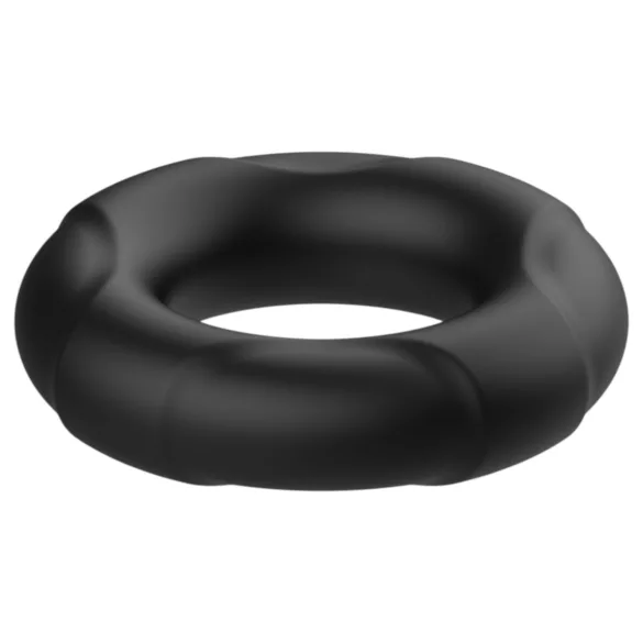 Pulselock Cirkl - silikonowy pierścień na penisa (czarny) - 18 mm