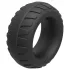 Pulselock Oak - wyjątkowo gruba silikonowa obręcz na penisa (czarna) - 40 mm