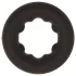 Pulselock Cocktura - silikonowy pierścień na penisa w kropki (czarny) - 27 mm