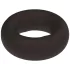 Pulselock Cocktura - silikonowy pierścień na penisa w kropki (czarny) - 27 mm