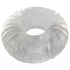 Pulselock Cocktura - prążkowany pierścień na penisa z TPE (przezroczysty) - 19 mm