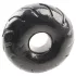 Pulselock Forge - pierścień erekcyjny z TPE z motywem koła (czarny) - 19 mm