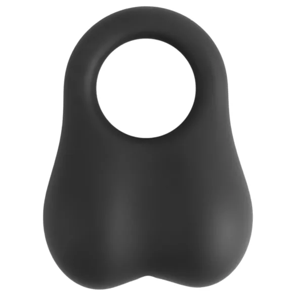 Pulselock Taur - silikonowy pierścień na jądra z obciążonymi kulkami (czarny)