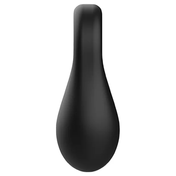 Pulselock Taur - silikonowy pierścień na jądra z obciążonymi kulkami (czarny)