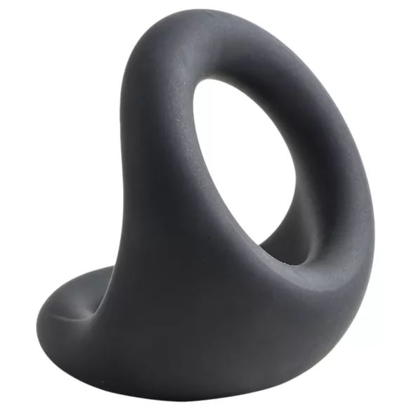 Pulselock Taur - pierścień na penisa i jądra z wypustkami (czarny)