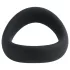 Pulselock Cocktura - skręcony silikonowy pierścień erekcyjny (czarny) - 5 cm