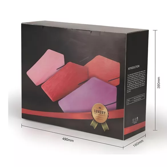 Zestaw klinów erotycznych Desirel Magic Pillow - mały + duży (czerwony)