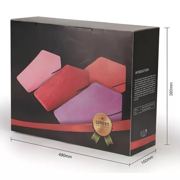 Zestaw klinów erotycznych Desirel Magic Pillow - mały + duży (czerwony)