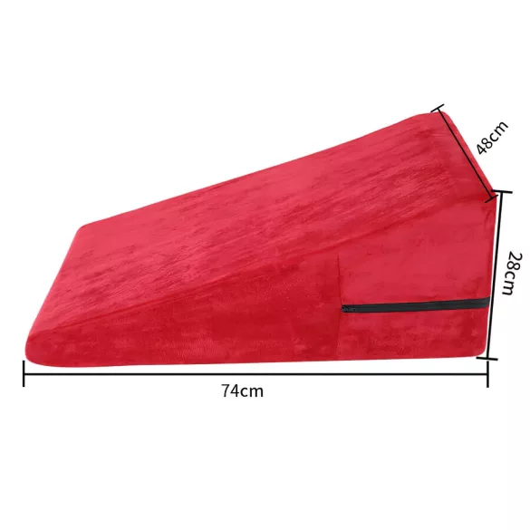 Zestaw klinów erotycznych Desirel Magic Pillow - mały + duży (czerwony)