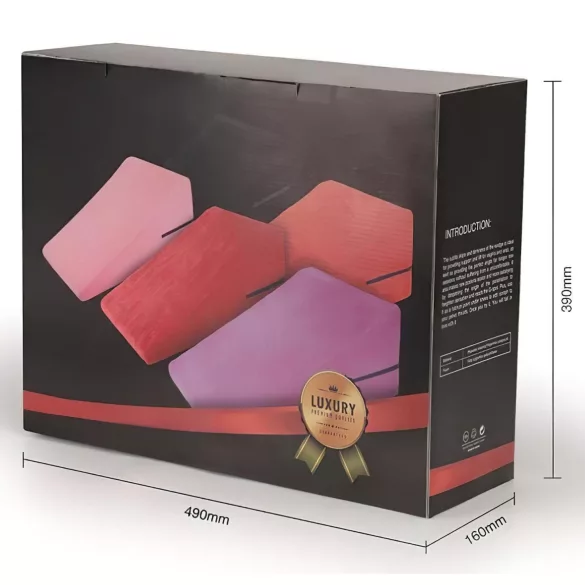 Zestaw poduszek erotycznych Desirel Magic Pillow - klin mały + duży (czarny)