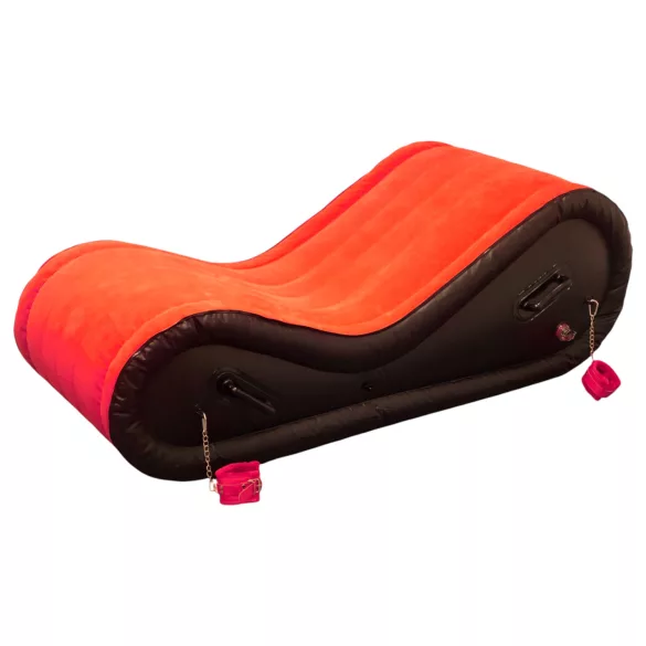 Magic Pillow - dmuchany mebel BDSM z kajdankami - duży - czerwony