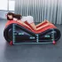 Magic Pillow - dmuchany mebel BDSM z kajdankami - duży - czerwony