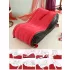 Magic Pillow - dmuchany mebel BDSM z kajdankami - duży - czerwony