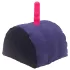 Desirel Magic Pillow - dmuchana poduszka erotyczna z uchwytem na dildo (fioletowa)