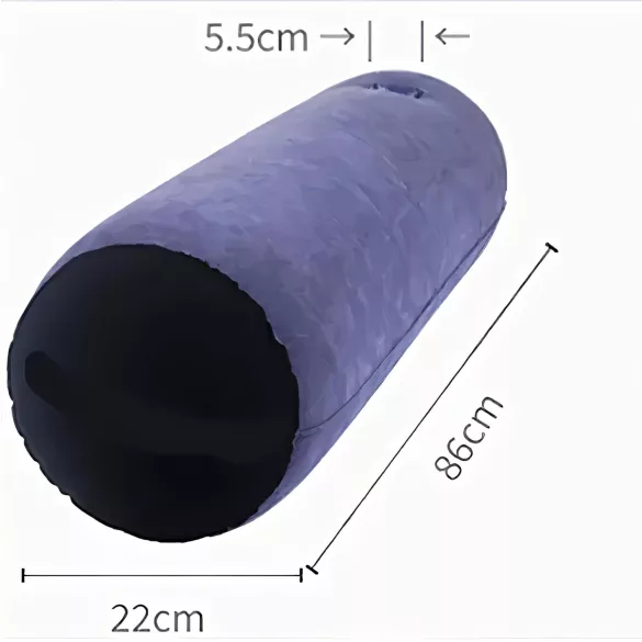 Desirel Magic Pillow - dmuchana poduszka erotyczna - cylindryczna (fioletowa)