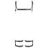 ZADO - skórzany harness body - czarny