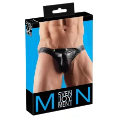 Svenjoyment - Rozpinane stringi dla mężczyzn (czarne)