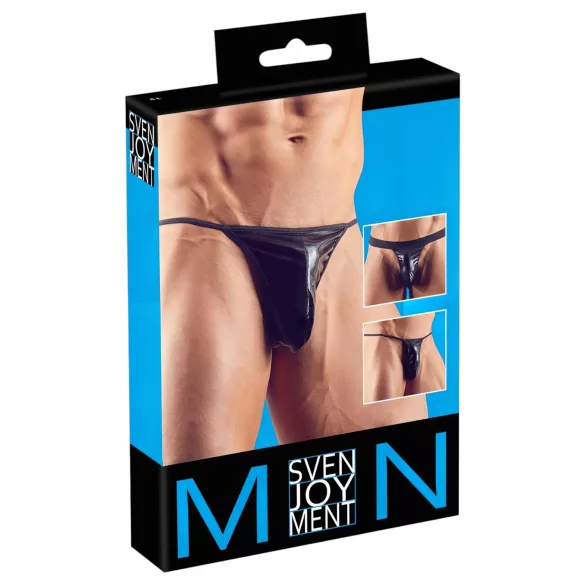 Svenjoyment - stringi męskie zestaw 3 sztuki - czarne S-L