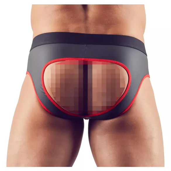 Svenjoyment - jockstrap otwarty - czarny