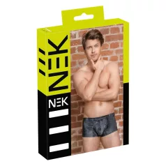 NEK - bokserki z nadrukiem skóry węża (czarne)