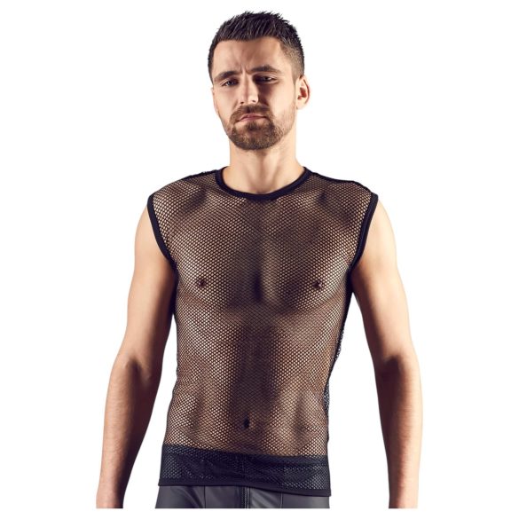 Svenjoyment - koszulka siateczkowa męska - czarna