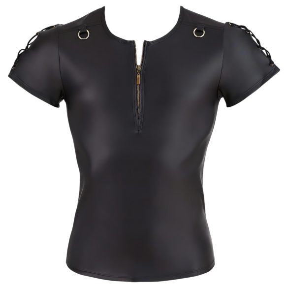 NEK - matowa koszulka z krótkim rękawem (czarna) - 2XL