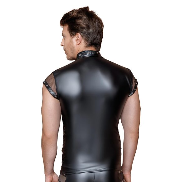 NEK - męska siateczka z ćwiekami (czarna)