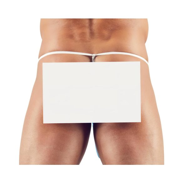 Elefánt - stringi męskie - zabawny wzór - niebieskie - S/L