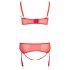 Cottelli Plus Size - Zestaw Modnej Bielizny (czerwony)