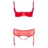 Cottelli Plus Size - Zestaw Modnej Bielizny (czerwony)