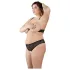 Cottelli Plus Size - komplet bielizny z koralikami - czarny