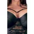 Cottelli Plus Size - koronkowy biustonosz z ramiączkami (czarny)