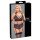 Cottelli Bondage Plus Size - koronkowy zestaw biustonoszy (czarny) - 4XL