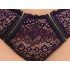Cottelli Plus Size - przezroczysty zestaw biustonoszy (fioletowy) - 2XL