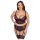 Cottelli Plus Size - komplet bielizny - biustonosz i figi - czerwony