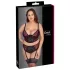 Cottelli Plus Size - komplet bielizny - biustonosz i figi - czerwony