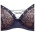Cottelli Party - koronkowy stanik z zestawem (czarny) - 85C/L