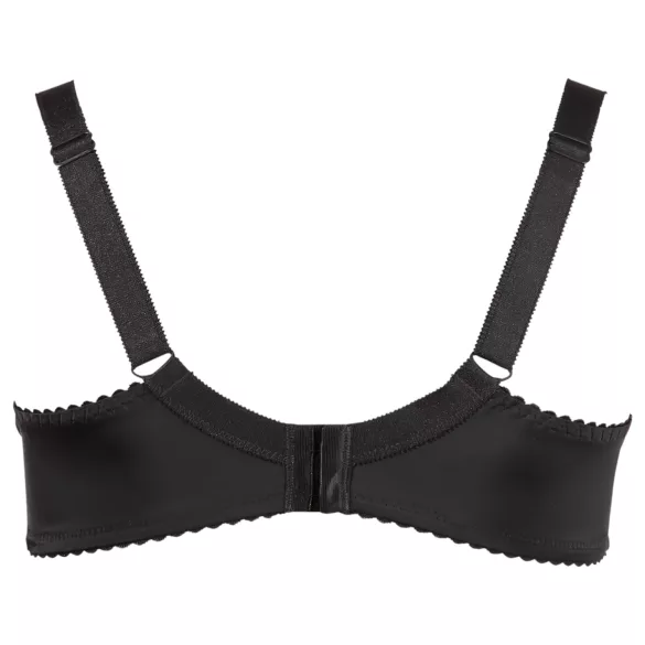 Cottelli Plus Size - biustonosz otwarty - czarny