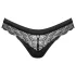 Obsessive Chemeris - stringi damskie - koronka - czarne