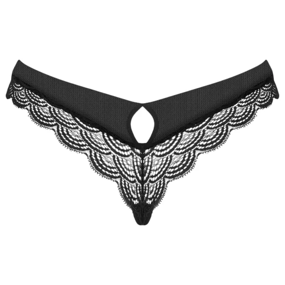 Obsessive Chemeris - stringi damskie - koronka - czarne