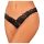 Obsessive Donna Dream - koronka otwarta stringi (czarne) - M/L