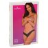 Obsessive Donna Dream - koronka otwarta stringi (czarne) - M/L